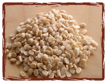Ivory Lentils also called Urad Dal