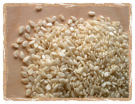 Organic White Hulled Sesame Seeds